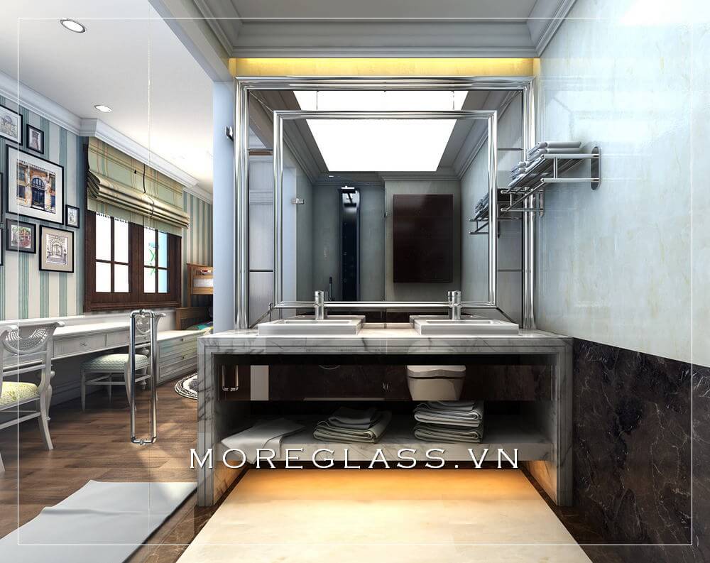 đá ốp lavabo